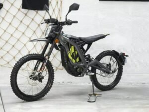 Used SURRON LBX off-road electric motorcycle in excellent condition, ready for adventure